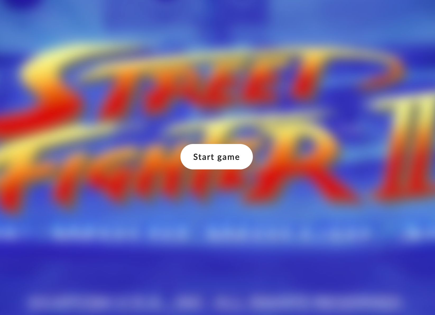 Street Fighter 2 slot