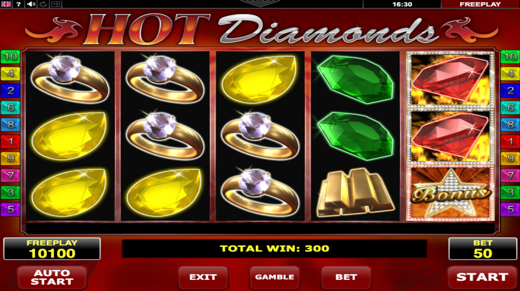 Hot Diamonds slot