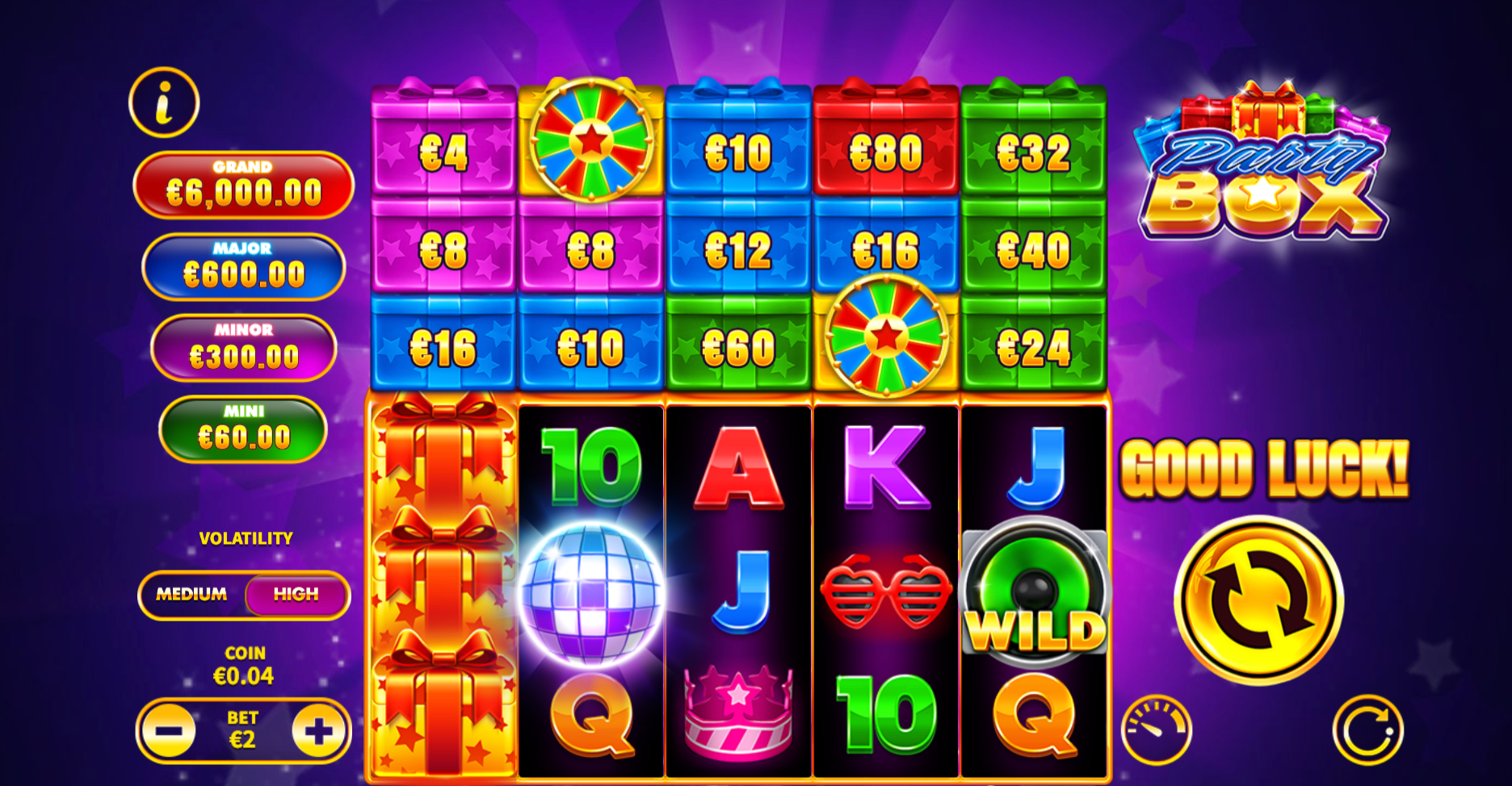 Party Box slot